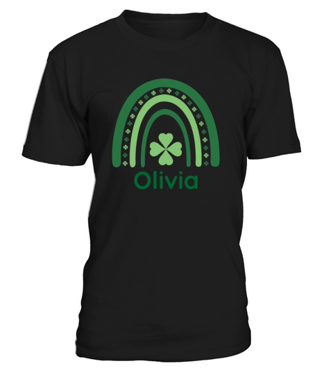 Olivia Clover Charm Boho Rainbow T-Shirt Unisex