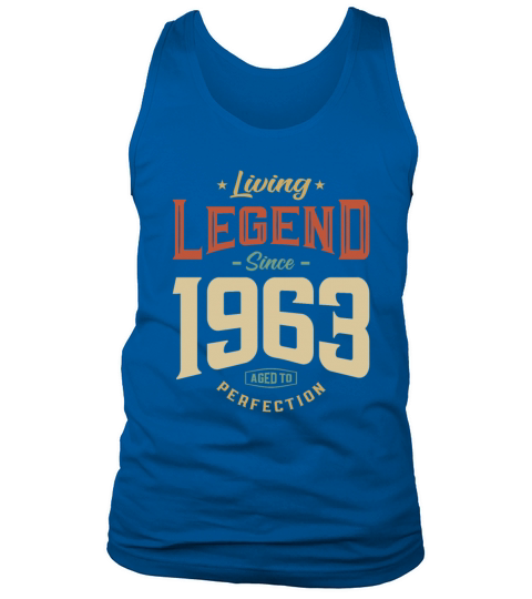 1963 Birthday 60 Years Old Tank Top Unisex