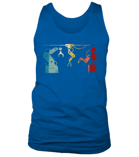 Robot Robotics Engineer Retro Tank Top Unisex