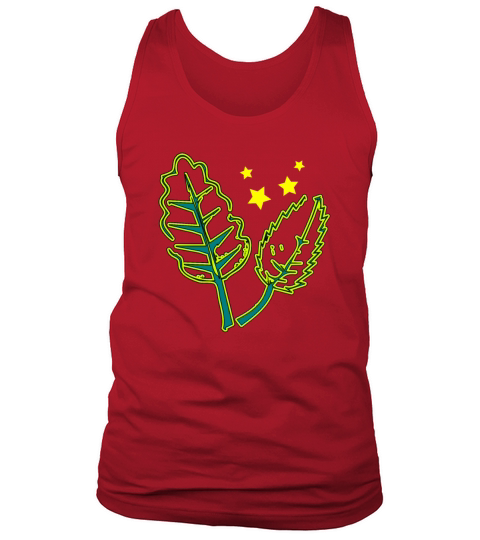 Simple leaves light stars Tank Top Unisex
