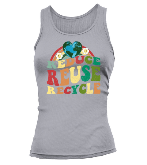 Reduce Reuse Recycle Classic Earth Day Vintage Tank top Woman