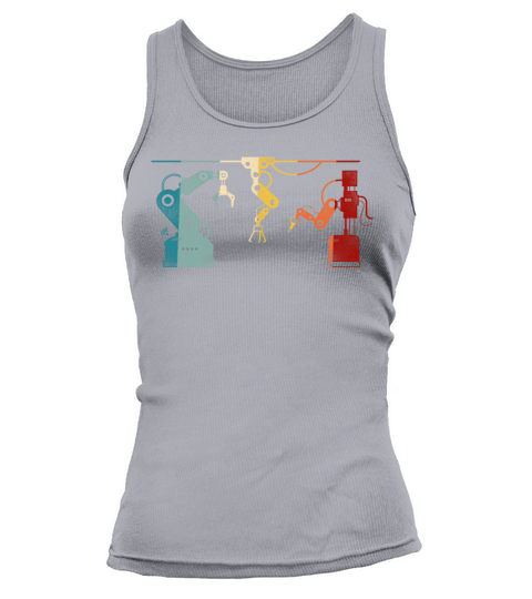 Robot Robotics Engineer Retro Tank top Woman