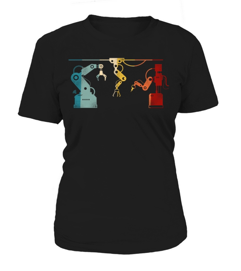 Robot Robotics Engineer Retro Women's T-Shirt