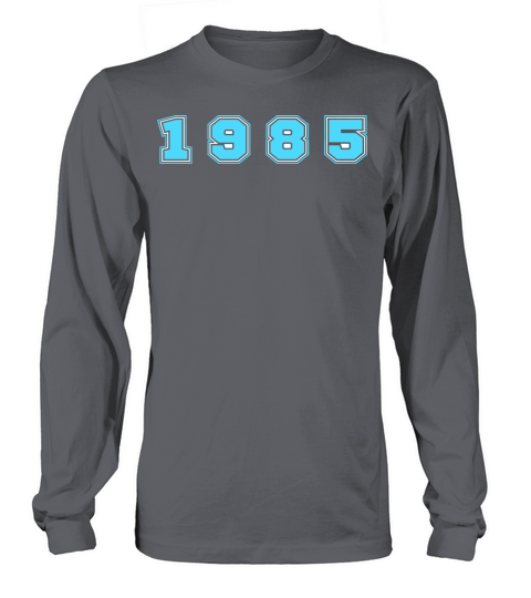 1985 Year Number Long sleeved Unisex