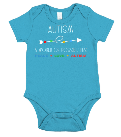 Autism A World of Possibilities Short Sleeve Baby One-Piece