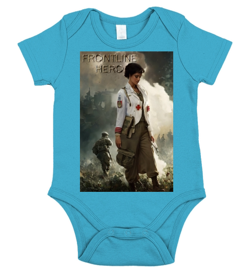 frontline hero shirts Short Sleeve Baby One-Piece