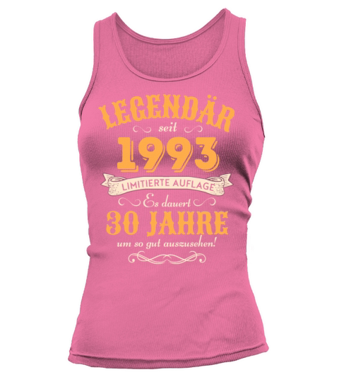 30th Birthday Vintage 1993 Tank top Woman