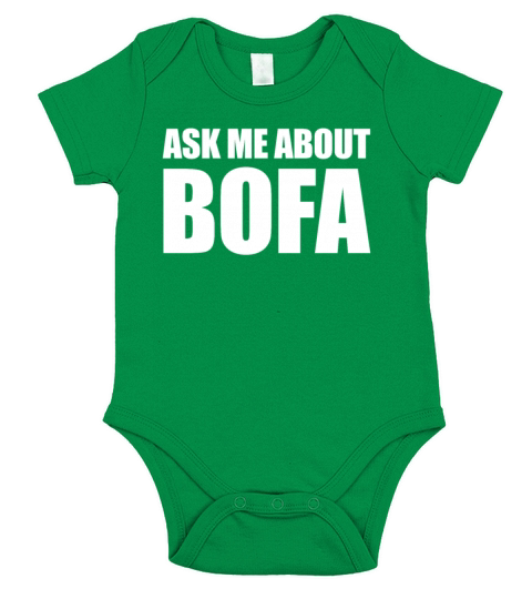 Ask Me About BOFA Funny Mens Deez Nuts Bofahilari Short Sleeve Baby One-Piece