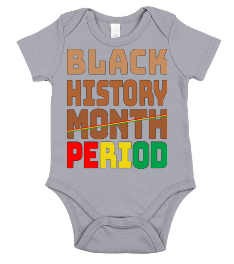 Black History Month Period Melanin African Short Sleeve Baby One-Piece