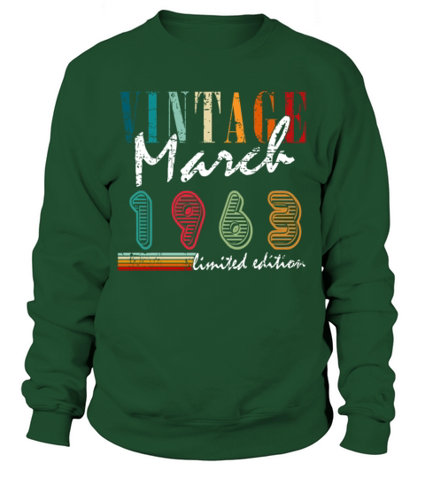 Vintage 1963 geboren Geburtstagsgeschenk Sweatshirt Unisex
