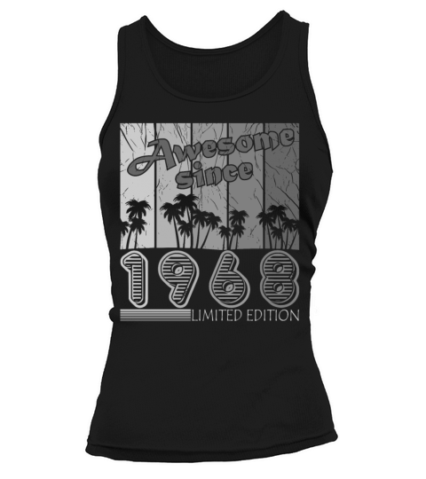 Birthday gift March 1968 Vintage Retro Tank top Woman