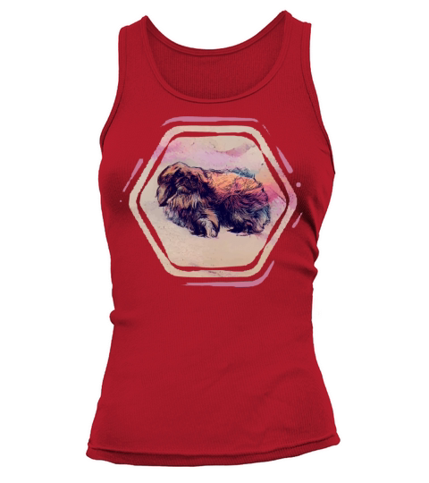 Pekingese dog Tank top Woman