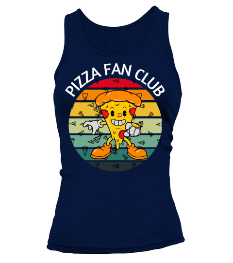 Pizza Fan Club - Funny Retro Vintage Pizza Lover Tank top Woman