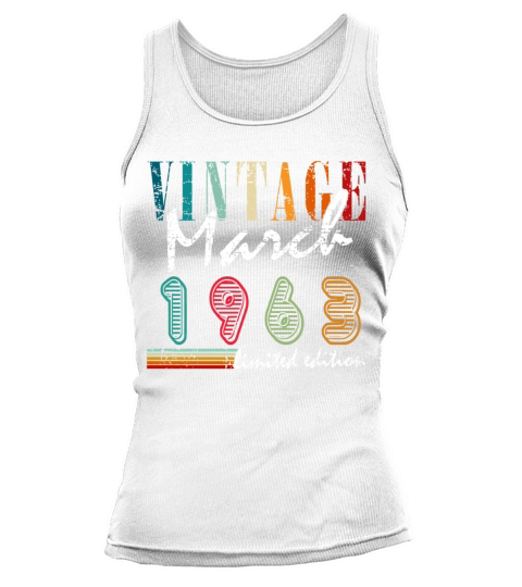 Vintage 1963 geboren Geburtstagsgeschenk Tank top Woman
