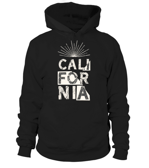California Grunge Vintage Phrase Typography Slogan Hoodie Unisex