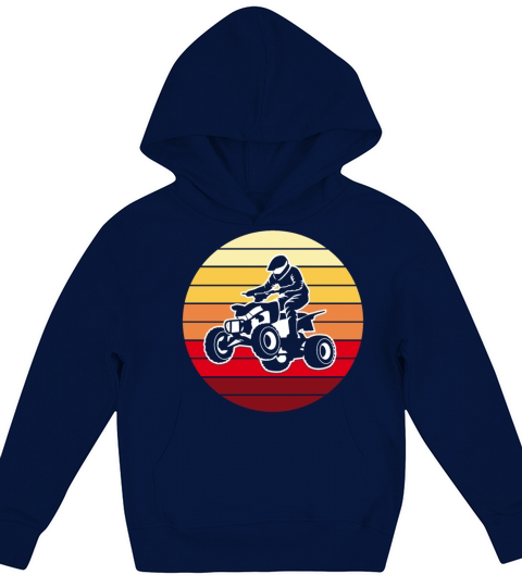 Quad Driver Offroad All-Terrain Vehicle Gift Kids Hoodie