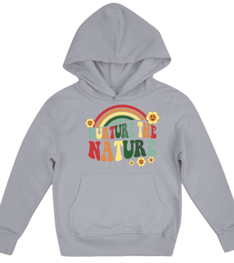 Vintage Classic Nurture Nature - Earth Day Kids Hoodie