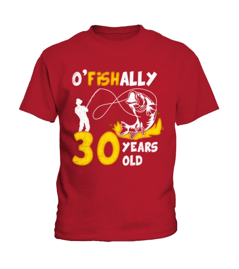 30th Birthday Fishing 1973 Vintage Fisherman Angle Kids T-Shirt