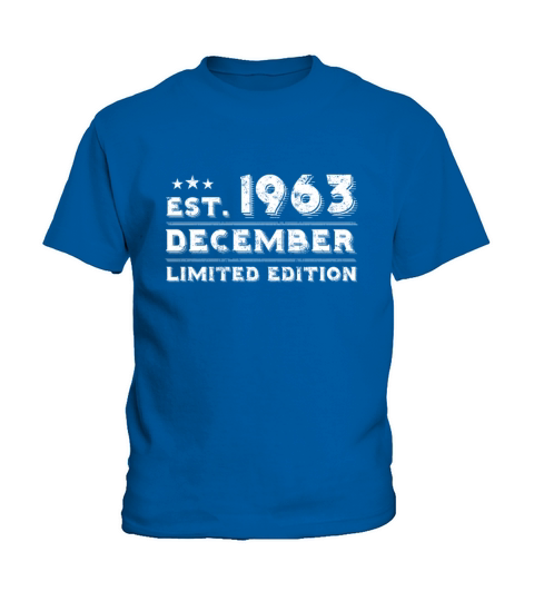 Est December 1963 - Birthday Present - Vintage Kids T-Shirt