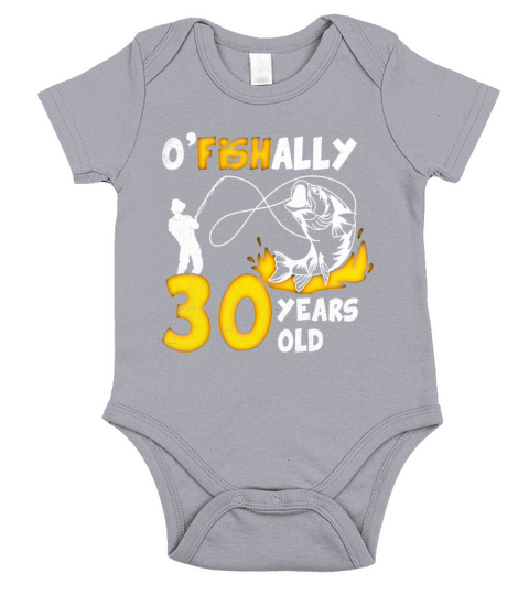 30th Birthday Fishing 1973 Vintage Fisherman Angle Short Sleeve Baby One-Piece