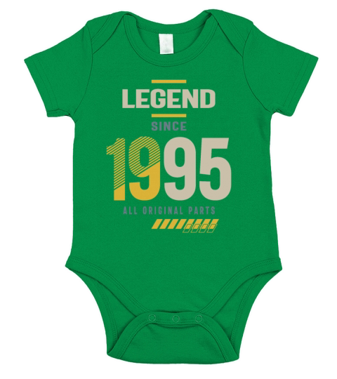 Legend Since 1995 28 birthday Short Sleeve Baby One-Piece