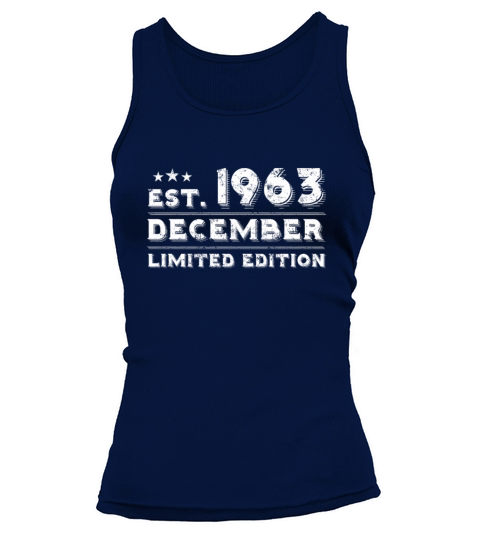 Est December 1963 - Birthday Present - Vintage Tank top Woman