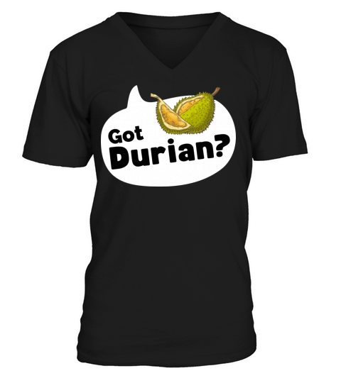 Love Durian taste stinky smell funny meme gif V-Neck T-shirt