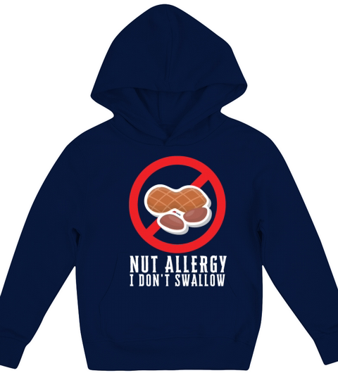 Peanut Allergy Awareness Peanut Allergic Kids Hoodie