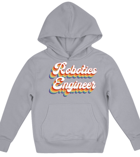 Robot Robotics Engineer Retro Kids Hoodie