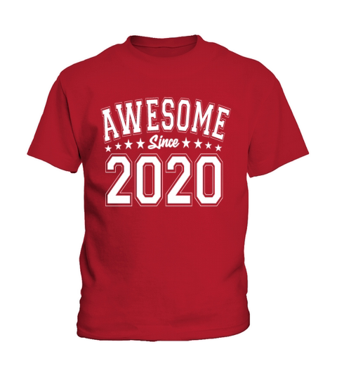 Awesome Since 2020 Birthday 2020 Vintage 2020 Kids T-Shirt