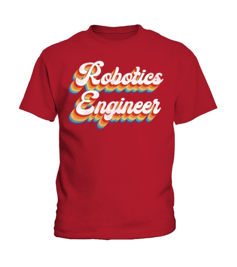 Robot Robotics Engineer Retro Kids T-Shirt