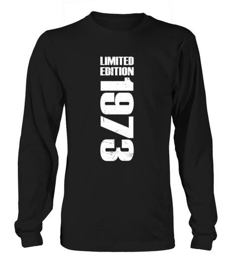 50th birthday vintage 1973 limited edition Long sleeved Unisex