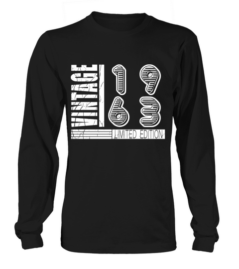 Original 1963 vintage birthday retro Long sleeved Unisex