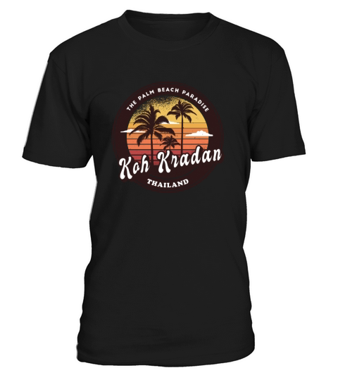 Koh Kradan Thailand vintage palm trees T-Shirt Unisex