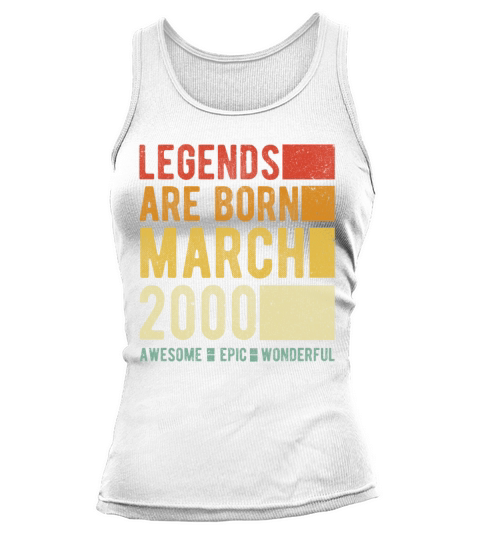Birthday March 2000 Tank top Woman