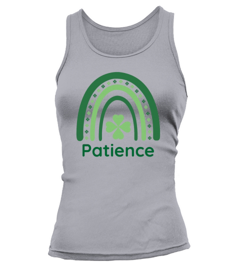 Patience Clover Charm Boho Rainbow Tank top Woman