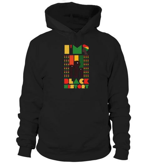 Black History Month Afro Melanin Black Women Hoodie Unisex