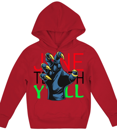 The Juneteenth African Heritage Design Kids Hoodie