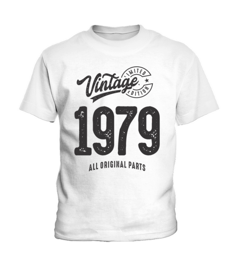 Vintage 1979 - 44th Birthday Classic Born 1979 Kids T-Shirt