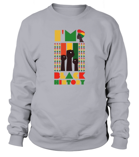 Black History Month Afro Melanin Black Women Sweatshirt Unisex