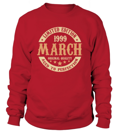 March 1999 Vintage Birthday Present Sweatshirt Unisex