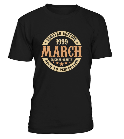 March 1999 Vintage Birthday Present T-Shirt Unisex