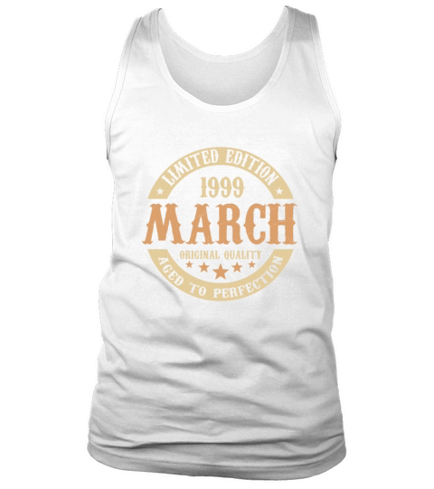 March 1999 Vintage Birthday Present Tank Top Unisex