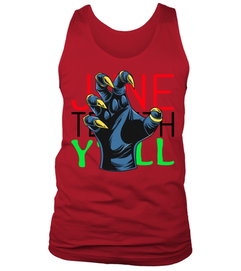 The Juneteenth African Heritage Design Tank Top Unisex