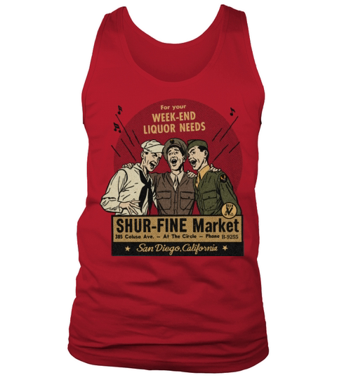 Vintage San Diego Liquor Store Tank Top Unisex