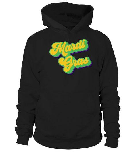 Vintage Mardi Gras Retro Fat Tuesday Mardi Gras Hoodie Unisex