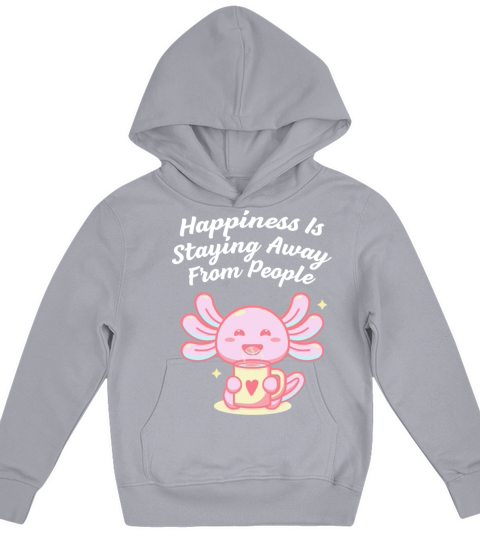 Happiness Is Staying Away Introvert Positivity Ant Kids Hoodie