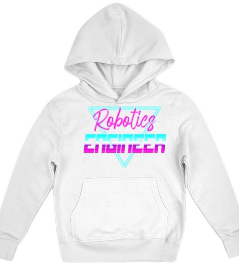 Robot Robotics Engineer Retro Kids Hoodie