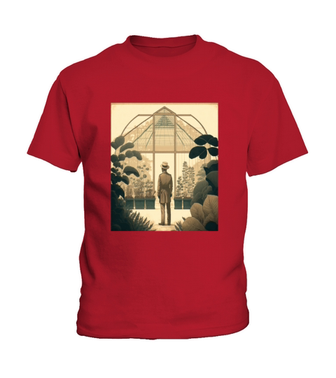 Greenhouse Allotment Garden Vintage Greenhouse Kids T-Shirt