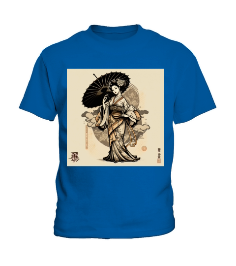 Japanese Kimono girl Kids T-Shirt